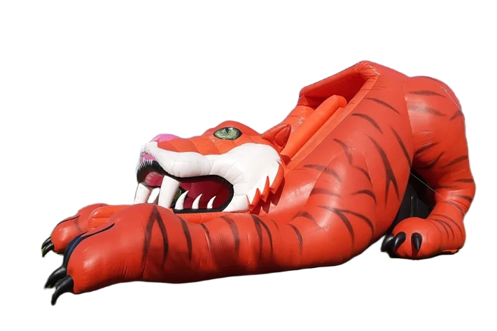 Attractive inflatable tiger dry slide FWD271