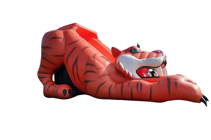 Attractive inflatable tiger dry slide FWD271