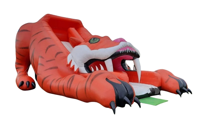 Attractive inflatable tiger dry slide FWD271