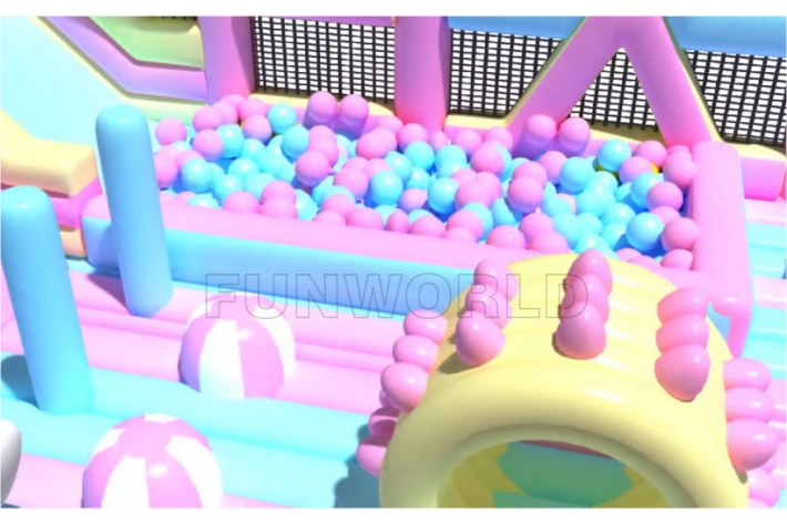 Best Quality Fun World Inflable Amusement Park FWND57