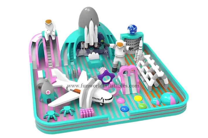 Big Inflatable Spaceflight Equipment Fun City FWF179