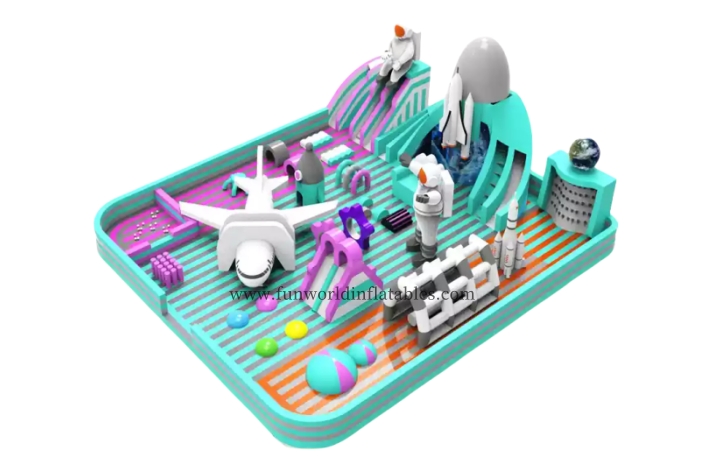 Big Inflatable Spaceflight Equipment Fun City FWF179