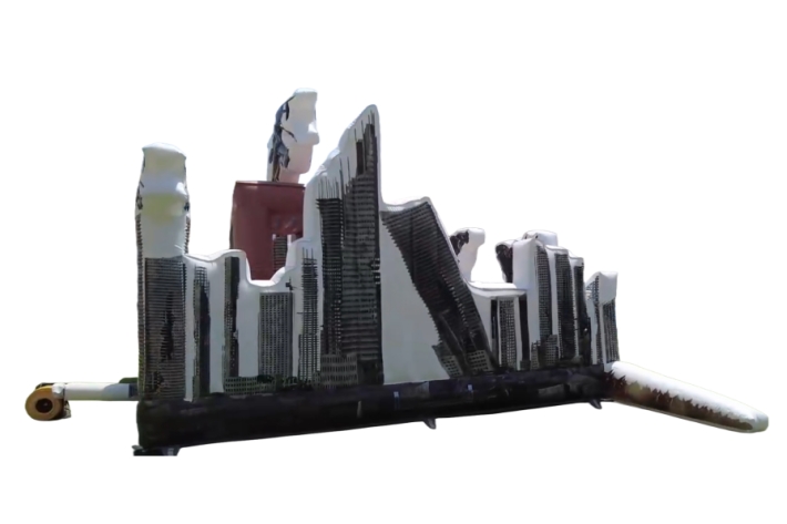 Commercial Moonwalk Gorilla Trampoline Bouncer FWF183