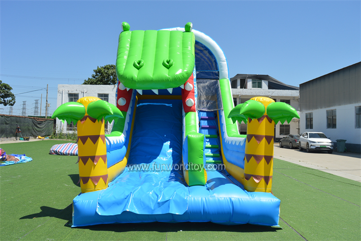 Commercial inflatable crocodile slide FWD220