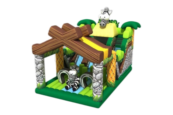 Elephant Panda Lion Theme Inflatable Bounce House FWND74