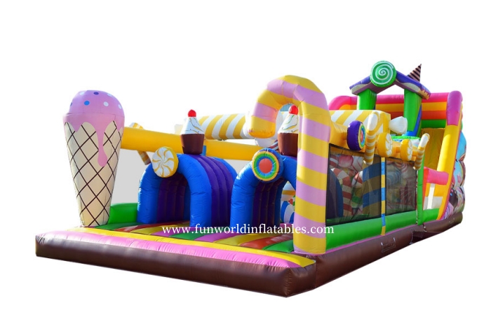 Inflatable Cartoon Ice Cream Theme Candy Bounce FWF180