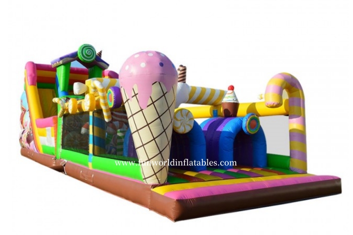 Inflatable Cartoon Ice Cream Theme Candy Bounce FWF180