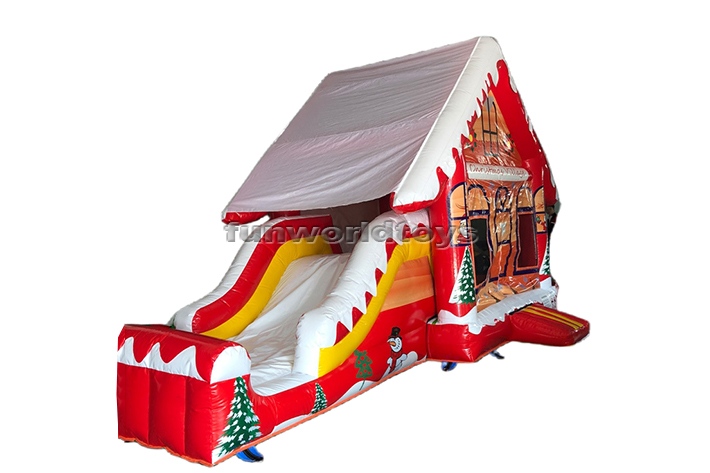 Inflatable Christmas Bouncy Castles FWC408