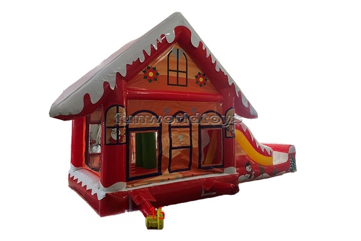 Inflatable Christmas Bouncy Castles FWC408