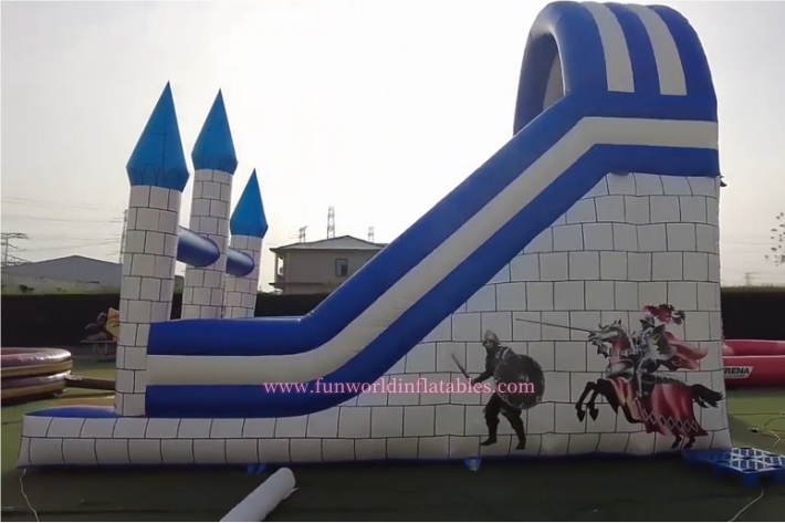 Inflatable Dry Knight Slide FWD298