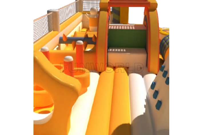 Inflatable House Party Jump Bouncing And Slide Combo FWND64