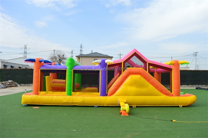 Inflatable Jungle Obstacle Course FWP204
