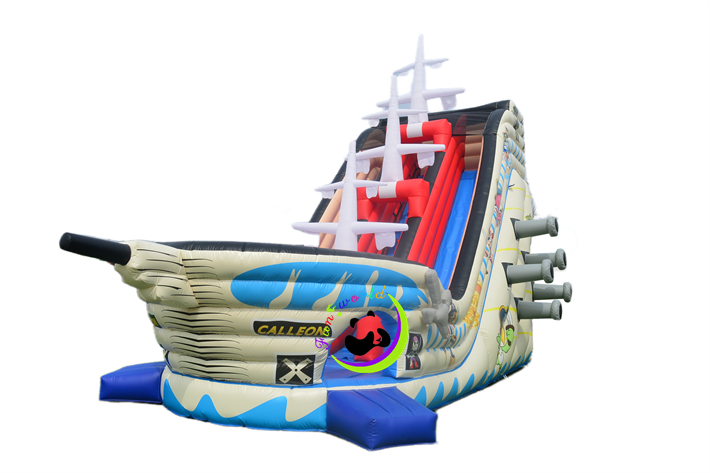Inflatable Pirate Ship Dry Slide FWD293
