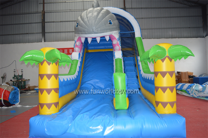 Inflatable Shark Dry Slide FWD288
