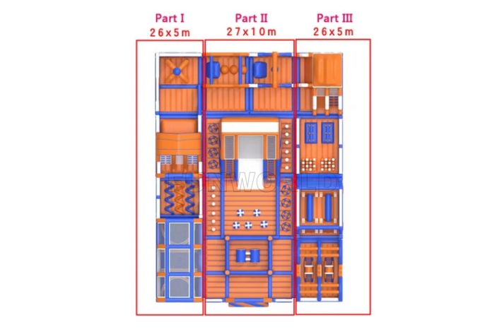 Inflatable Games Theme Land Park FWND62