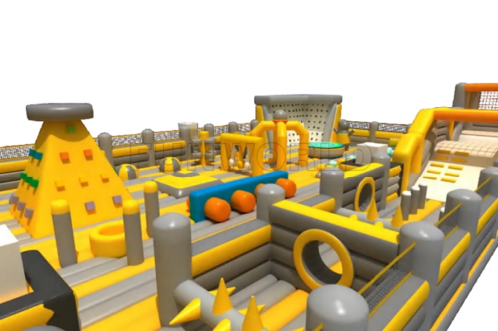 Kids Jumping Climibing Wall Slide Combo FWND60