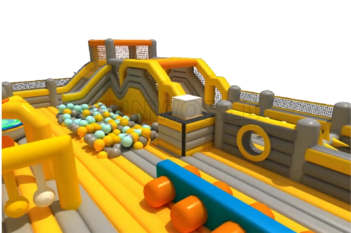 Kids Jumping Climibing Wall Slide Combo FWND60