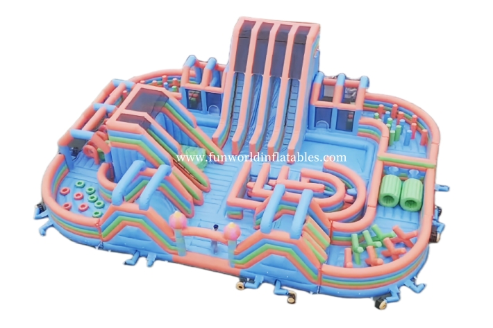 Large Obstacle Inflatable Theme Park FWF181