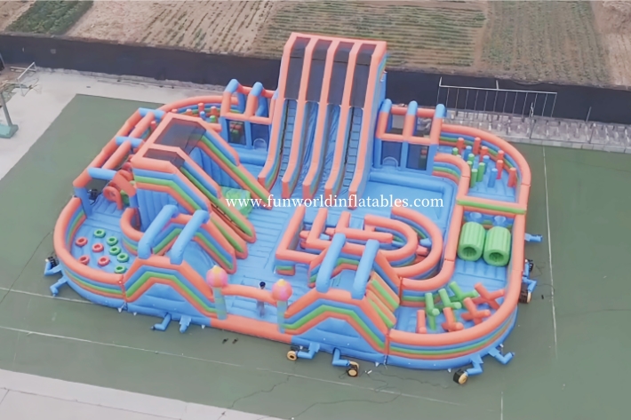 Large Obstacle Inflatable Theme Park FWF181