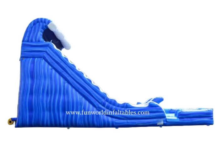Marble Blue Inflatable Waterslide FWS435