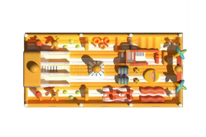 Most Popular City Kids Outdoor Soft Playground With Slide FWND37