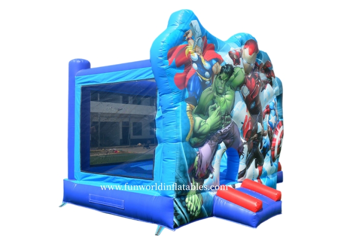 Party Jumping Castle Superhero Bounce House FWC417