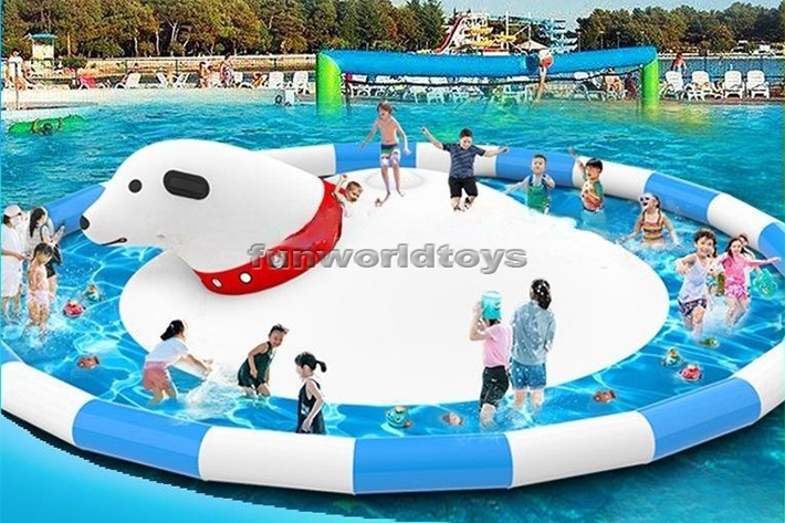 Polar Bear Inflatable Water Jumping Cloud FWF165