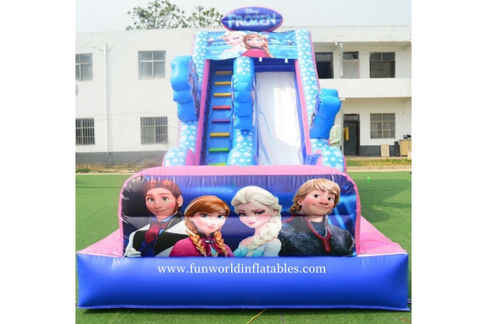 Princess Frozen Inflatable Water Slide with Pool FWS429