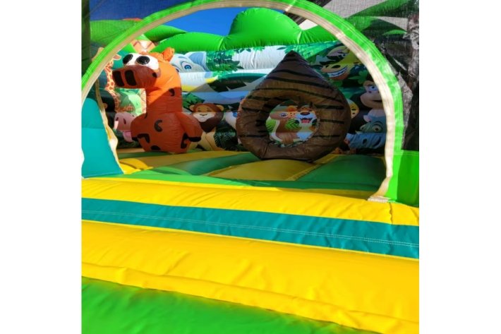 Safari Animal Theme Inflatable Castle FWC413
