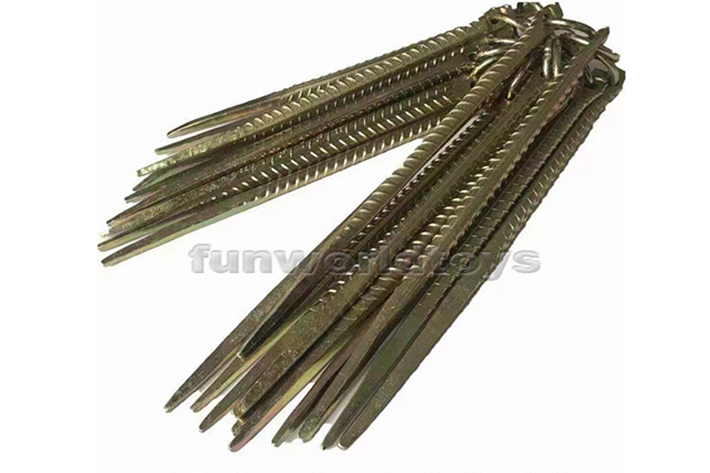 Screwed Steel Tent Ground Nail FWA07