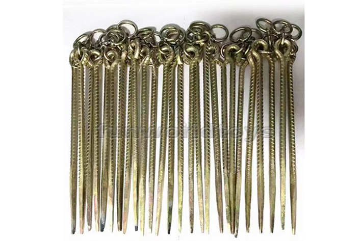 Screwed Steel Tent Ground Nail FWA07