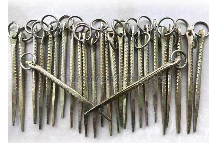 Screwed Steel Tent Ground Nail FWA07