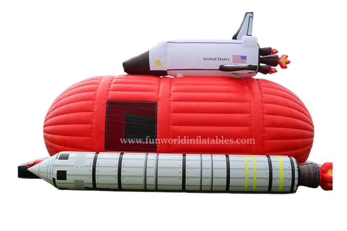 Space Rocket Trampoline Aircraft Cabin Bouncer FWC414