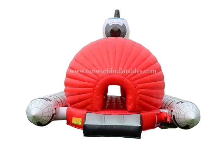Space Rocket Trampoline Aircraft Cabin Bouncer FWC414