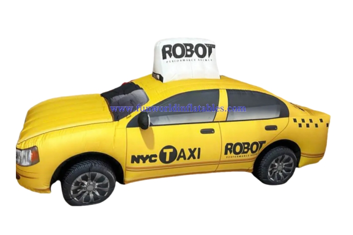 Advertising Inflatable Car Model Yellow Taxi FWM124