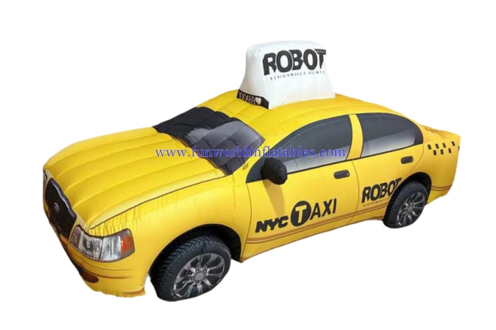 Advertising Inflatable Car Model Yellow Taxi FWM124
