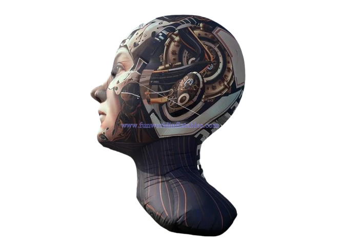 8-meter-tall Ai Head Inflatable Balloon FWM121